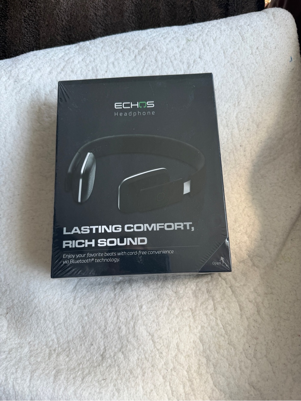 ECHOS New Headphones - Black Over-Ear Wireless Headset